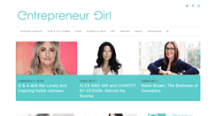 Desktop Screenshot of entrepreneurgirl.com