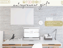Tablet Screenshot of entrepreneurgirl.net